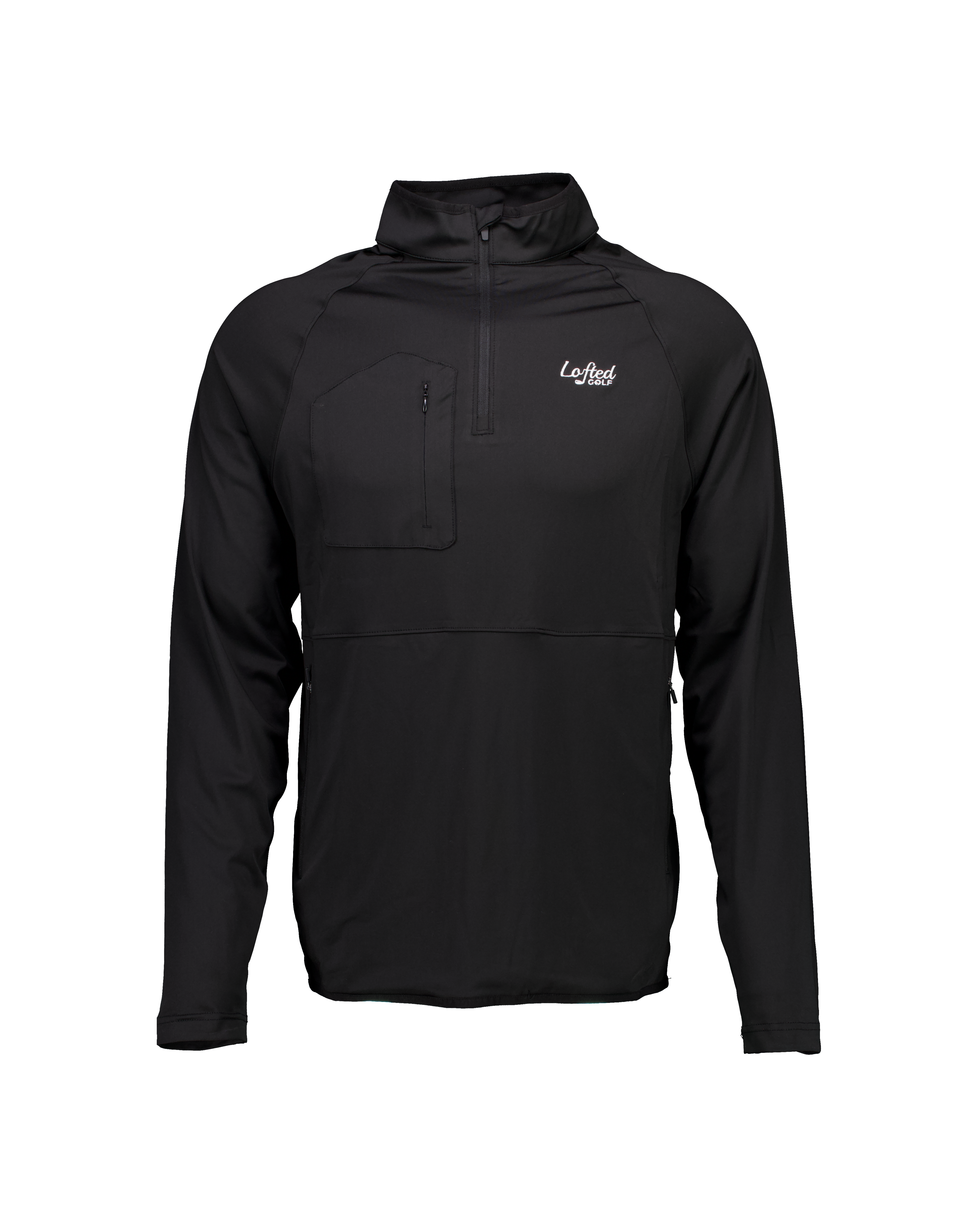 Tech 1/4 Zip Pullover - Black